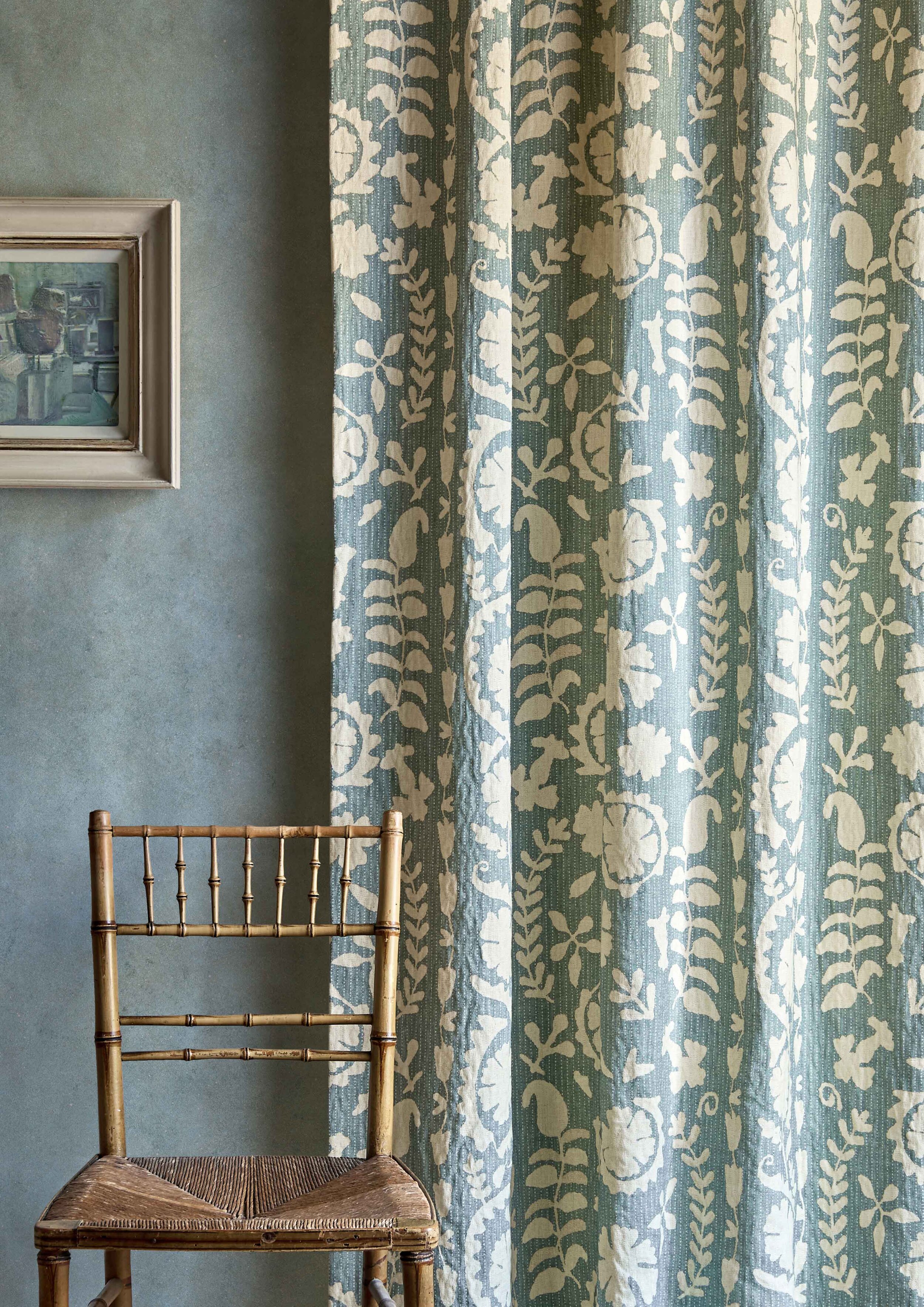 embroidery inspired curtain lewis and wood